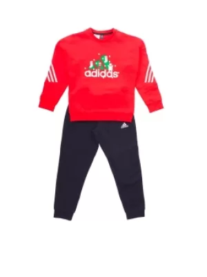 Adidas Suit Red cotone