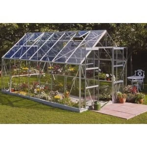 BQ Metal 8x14 Toughened safety glass greenhouse
