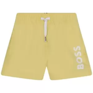 Boss Infants Logo Swim Shorts - Yellow