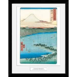 Hiroshige The Pine Beach At Miho 12" x 16" Collector Print