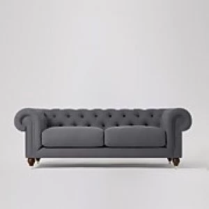 Swoon Winston Smart Wool 3 Seater Sofa - 3 Seater - Anthracite
