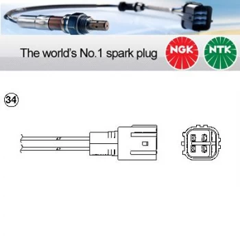 1x NGK NTK Oxygen O2 Lambda Sensor OZA384-E39 OZA384E39 (0473)