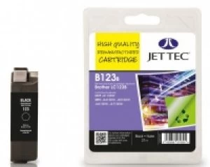JetTec Brother LC123 Black Ink Cartridge