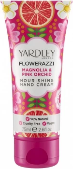 Yardley Flowerazzi Magnolia Pink Orchid Hand Cream 75ml
