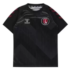 Hummel Charlton Athletic Training Shirt 2021 2022 Juniors - Red