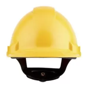 3M Peltor Uvicator G3000 Yellow Safety Helmet, Ventilated