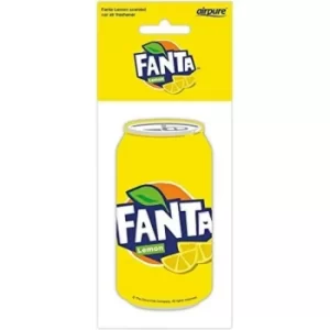 Airpure Fanta Lemon Fizzy Drink Can Car Air Freshener (Case Of 12)