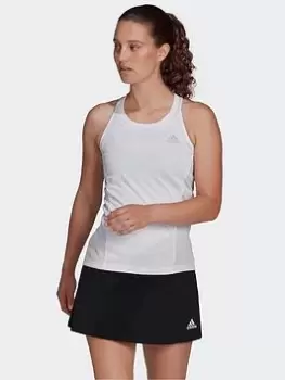 adidas Club Tennis Tank Top, White, Size S, Women