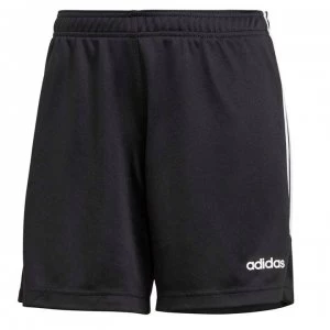 adidas 3 Stripe Poly Shorts - Black/White