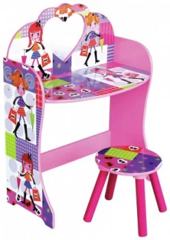 Liberty House Fashion Girl Dressing Table and Stool.