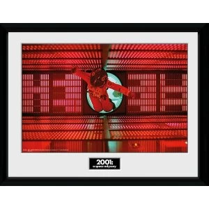 2001 A Space Odyssey Astronaut Red Framed Collector Print