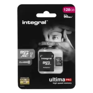 Integral Inmsdx64G10-90U1 64GB Ultimapro Microsd C10 90 Mb/s