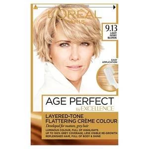 Excellence Age Perfect 9.13 Light Creme Blonde Hair Dye Blonde