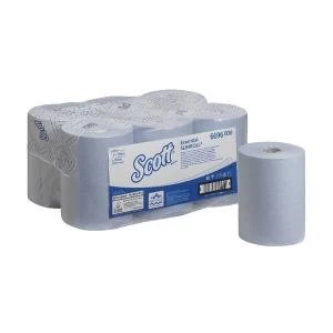 Scott Essential Slimroll Hand Towel Roll Blue 190m Pack of 6 6696