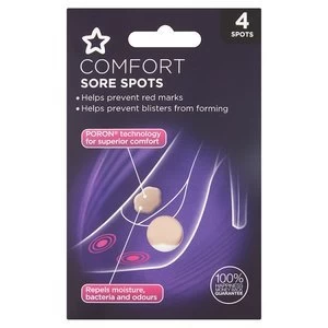 Superdrug Comfort Poron Foot Sore Spots x 4