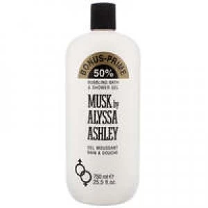 Alyssa Ashley Musk Bubbling Bath & Shower Gel 750ml