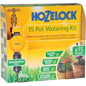Hozelock CLASSIC MICRO 15 Pot Garden Watering System and Timer