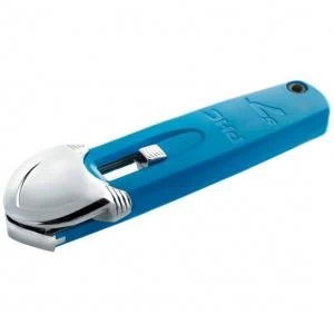 Pacific Handy Cutter Premium Safety Cutter Retractable Blade Blue Ref