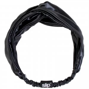 Slip Silk Twist Headband (Various Colours) - Black