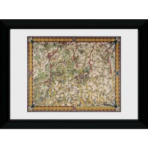 Transport For London Map 4 50 x 70 Framed Collector Print