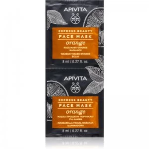 Apivita Express Beauty Orange Whitening Face Mask 2 x 8ml