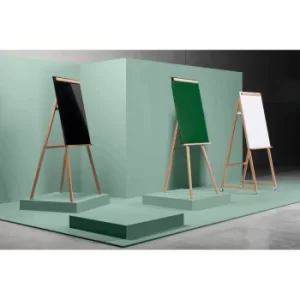 Angolo Flipchart Quadpod Easel, with a dry wipe magnetic surface, 75 x 106 cm