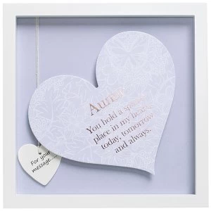 Said with Sentiment Square Heart Frames Auntie