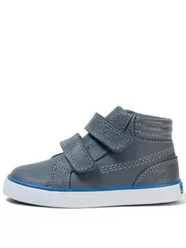 Kickers TOVNI HI PADDED HIGH TOP, Grey, Size 6 Younger