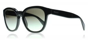 Prada PR17RS Sunglasses Shiny Black 1AB0A7 53mm