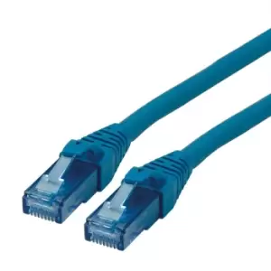 ROLINE 21.15.2985 networking cable Blue 0.3 m Cat6a U/UTP (UTP)