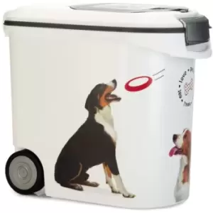 Pet Food Container Dog with Wheels 35L - Curver