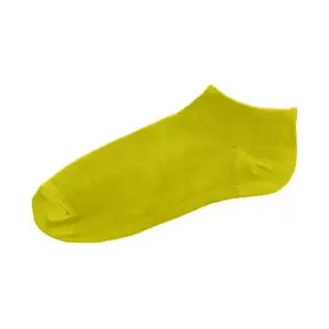 Proact Womens/Ladies Microfibre Sneaker Socks (3 Pairs) (6-8 UK) (Bright Violet/Fluorescent Green/Fluorescent Pink)