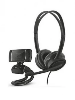 Trust Doba 2-In-1 Webcam And Headset Home Office Set