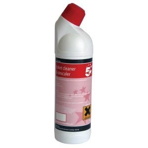 5 Star Facilities 1 Litre Toilet Cleaner and Descaler