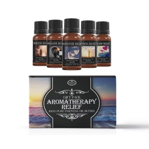 Mystic Moments Aromatherapy Relief Essential Oils Blend Gift Pack