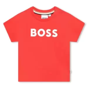 Boss Large Logo T-Shirt Infant Boys - Red