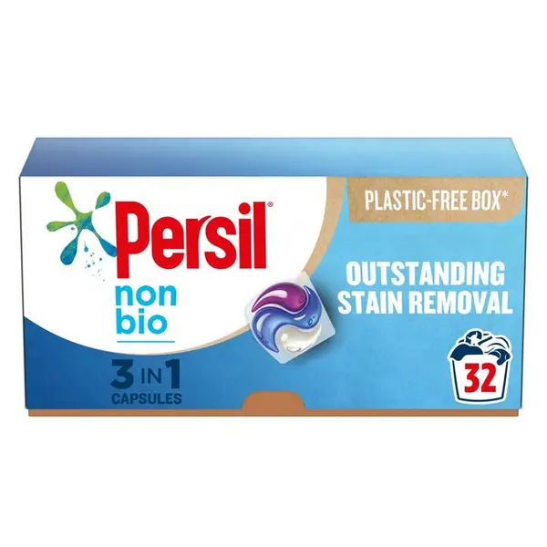 Persil 3-in-1 Non Bio Washing Capsules 32 Washes
