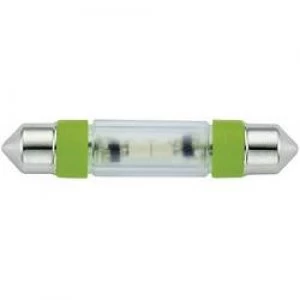 LED festoon Ultra green 12 Vdc 12 V AC 850 mcd Signal Construct MSOE083972