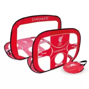 Liverpool FC Pop Up Football Goal (One Size) (Red)