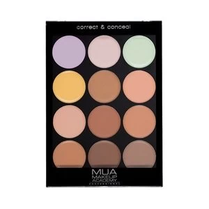 MUA Professional Correct and Conceal Palette Cool Multi