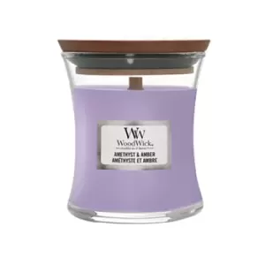 WoodWick Hourglass Candles Amethyst & Amber Mini Candle 85g / 3 oz.