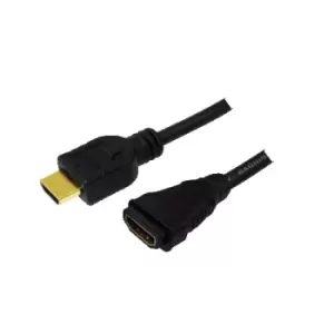 LogiLink HDMI - HDMI, 1.0m HDMI cable 1m HDMI Type A (Standard) Black