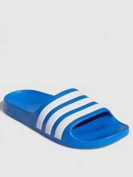 Adidas Adilette Aqua Sliders - Blue, Size 5
