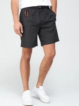 Penfield Nylon Shorts - Black, Size XL, Men