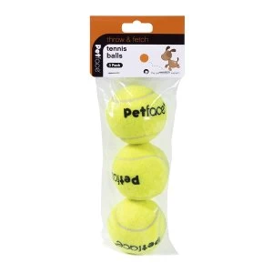 Petface Tennis Balls - Pack of 3
