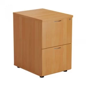 Jemini Beech 2 Drawer Filing Cabinet Version 2 TES2FCBE2