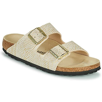 Birkenstock ARIZONA womens Mules / Casual Shoes in Gold
