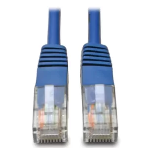 Tripp Lite Cat5e 350 MHz Molded UTP Ethernet Patch Cable RJ45 Blue 1ft