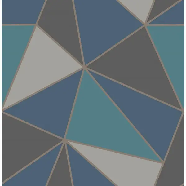 FINE DECOR Fine Decor - Apex Geometric Wallpaper Luxury Heavyweight Metallic Modern 3 Colours WL-FD42001