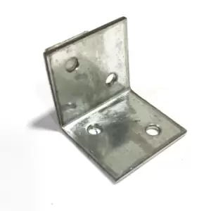 Angle Corner Bracket Metal Wide Zinc Plated Repair Brace Strong - Size 30x30x30x2mm - Pack of 10